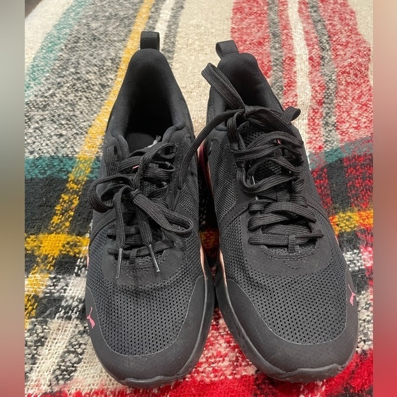 Puma Shoes - BLACK GOLD PINK SNEAKERS